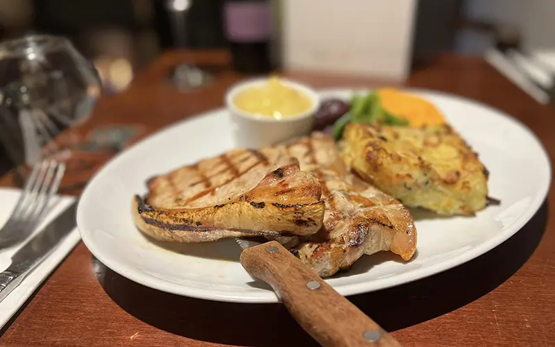 Grill Choices at the Royal Yew